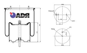 Wabco 51380201 - FUELLE CPLTO. P.METALICO SCANIA