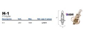 Adr LI1011 - LÁMPARA H-1 24V 70W