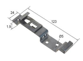 ECHARTE COMPONENETES DE CARROCERIA 4046 - PORTAMATRICULAS ACERO INOXIDABLE