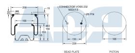 Firestone W01M588454 - FUELLE DE SUSPENSION MERCEDES ACTROS MP4