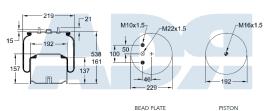 Montcada W01M586093 - FUELLE CPLTO. 1T17 Q SERIES DAF CF/XF (FT/FA AXLE)