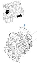 Daf OEM 2290742R - ALTERNATOR 110AH DAF