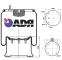 Adr 53649100 - FUELLE DE SUSPENSION LECITRAILER PISTON METALICO